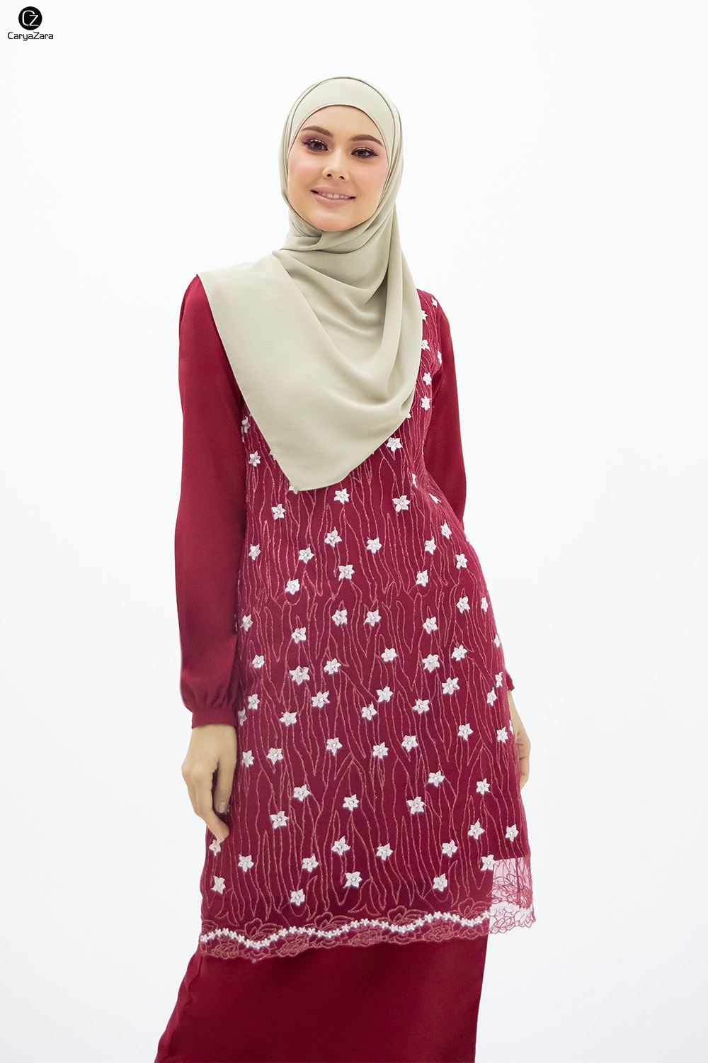 Lateefa Luxe - Maroon